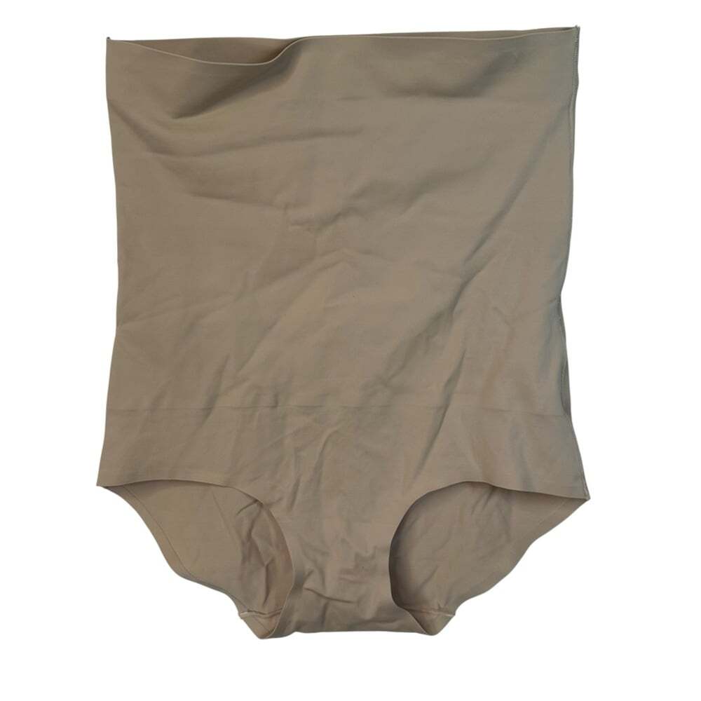 Skinnygirl Seamless High Waist Shapewear Beige Large Sculpting Smoothing